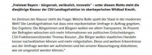 CSU Landtagsfraktion Klausur 01-2015